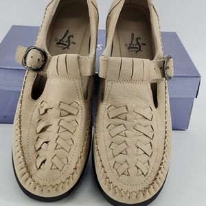 Lifestride Durango leather/suede sandals size 10w